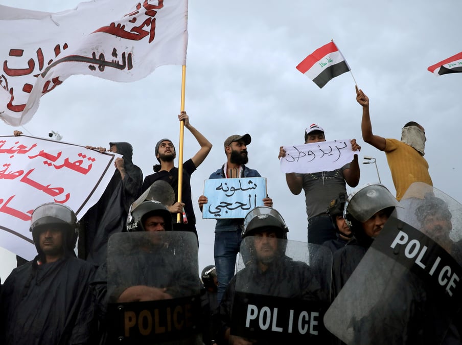 Reprise de la contestation en irak, au moins cinq morts