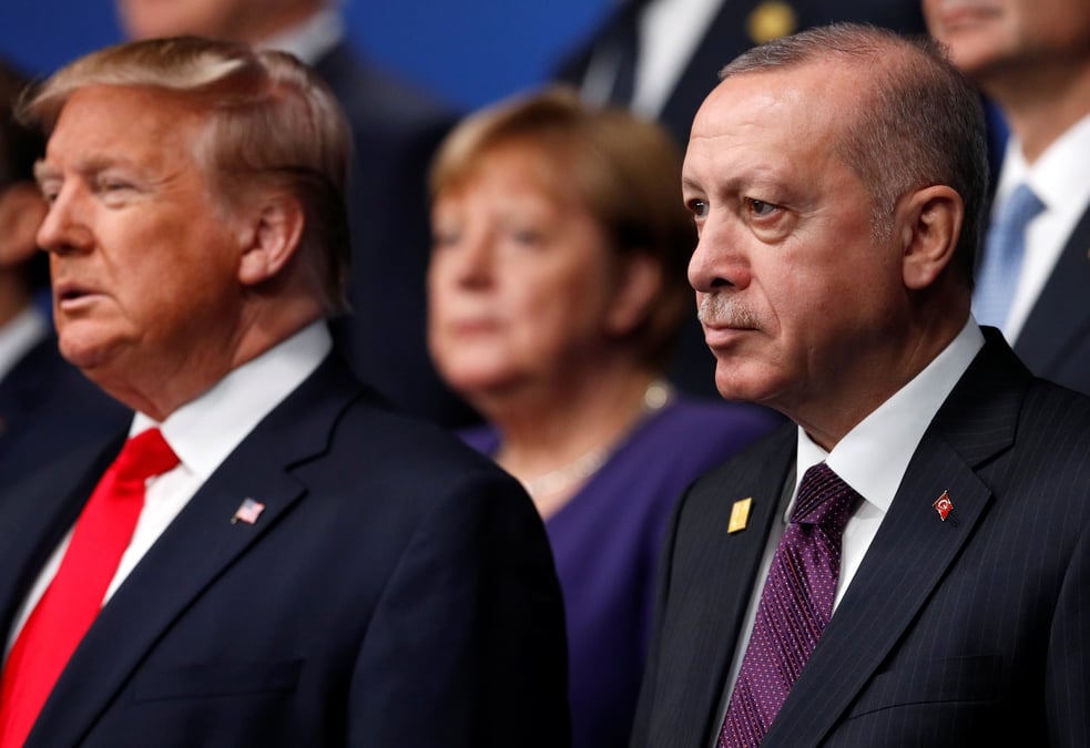 Erdogan et trump ont discute des tensions en mediterranee, dit ankara