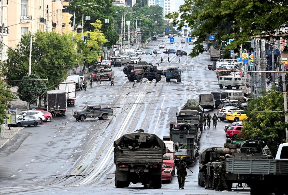 Des combattants wagner deployes a rostov-sur-le-don
