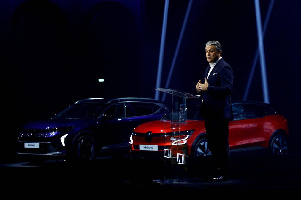 Luca de meo, directeur general de renault group, lors de la journee investisseur d'ampere