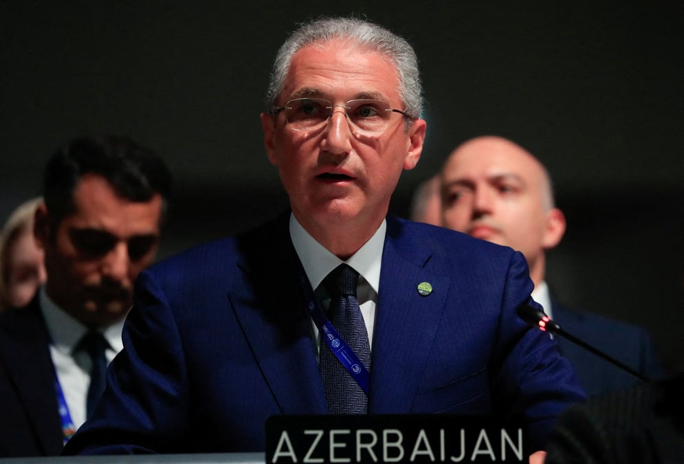Mukhtar Babayev, président de la COP29 et ministre azerbaïdjanais de l'Ecologie et des Ressources naturelles (photo d'illustration)