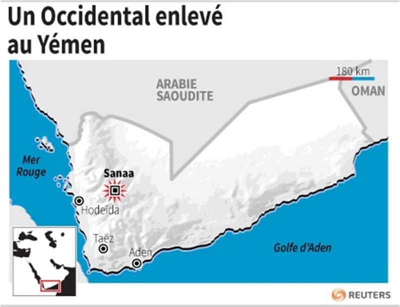 Un Occidental enlevé au Yémen