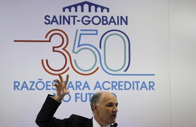 Saint-gobain en baisse de 1,88% a mi-seance a la bourse de paris