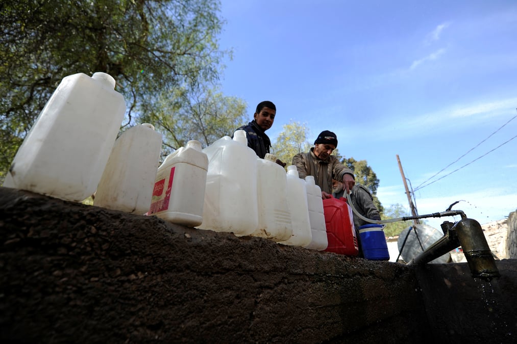 L'armee syrienne reprend les sources alimentant damas en eau