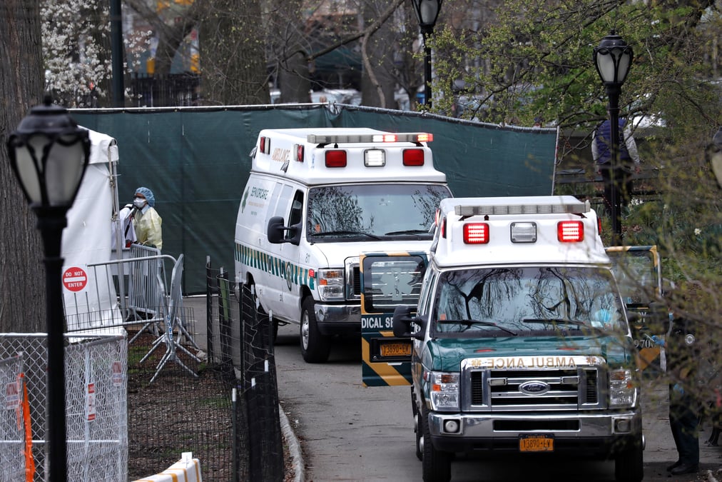 Coronavirus: forte baisse des admissions dans les hopitaux de l'etat de new york