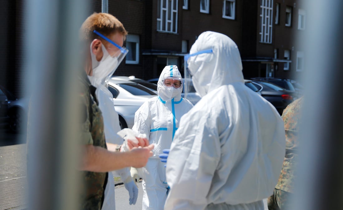 Coronavirus: pres de 600 nouveaux cas recenses en allemagne