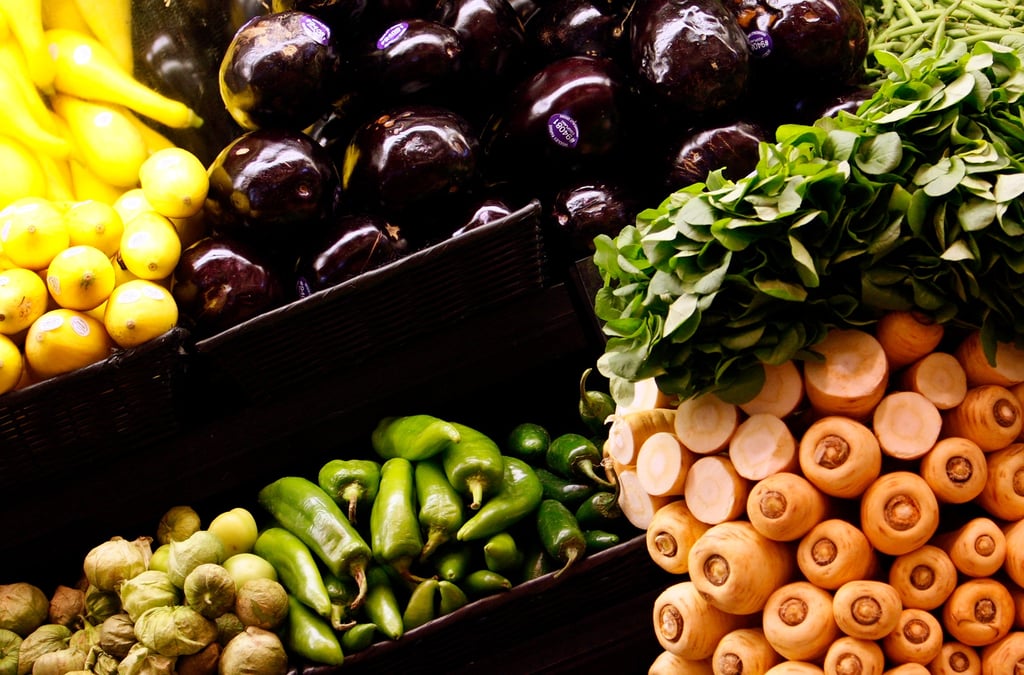 Des legumes dans un supermarche de santa monica