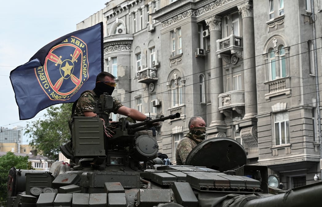 Photo des mercenaires du groupe wagner