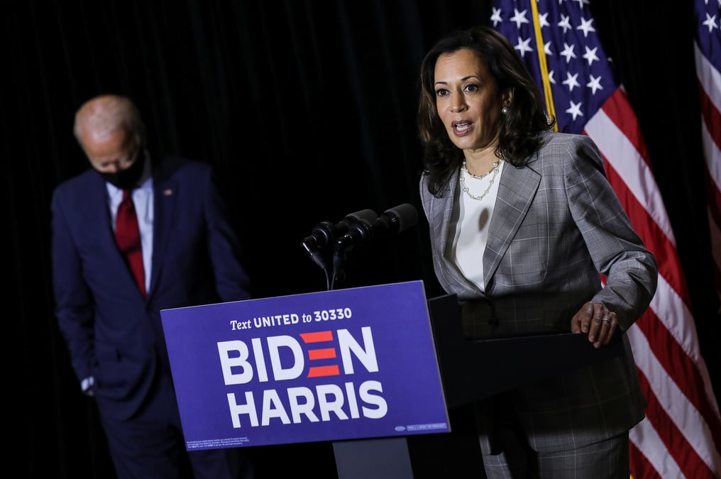 La campagne de biden leve 48 mlns de dollars apres la nomination de kamala harris