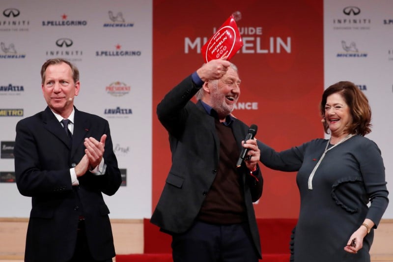 Le directeur international des guides michelin s'en va