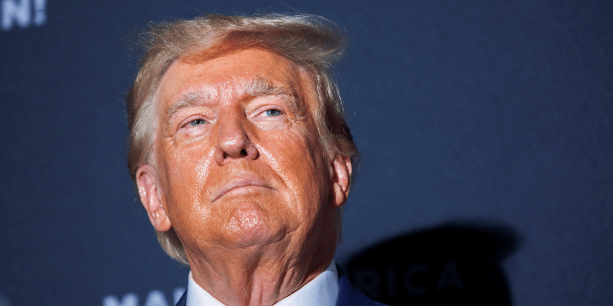 L'ancien president americain et candidat republicain a la presidentielle donald trump