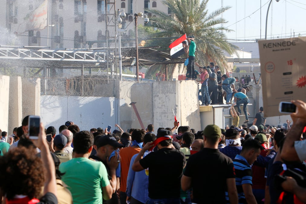 Violents incidents dans la zone verte de bagdad