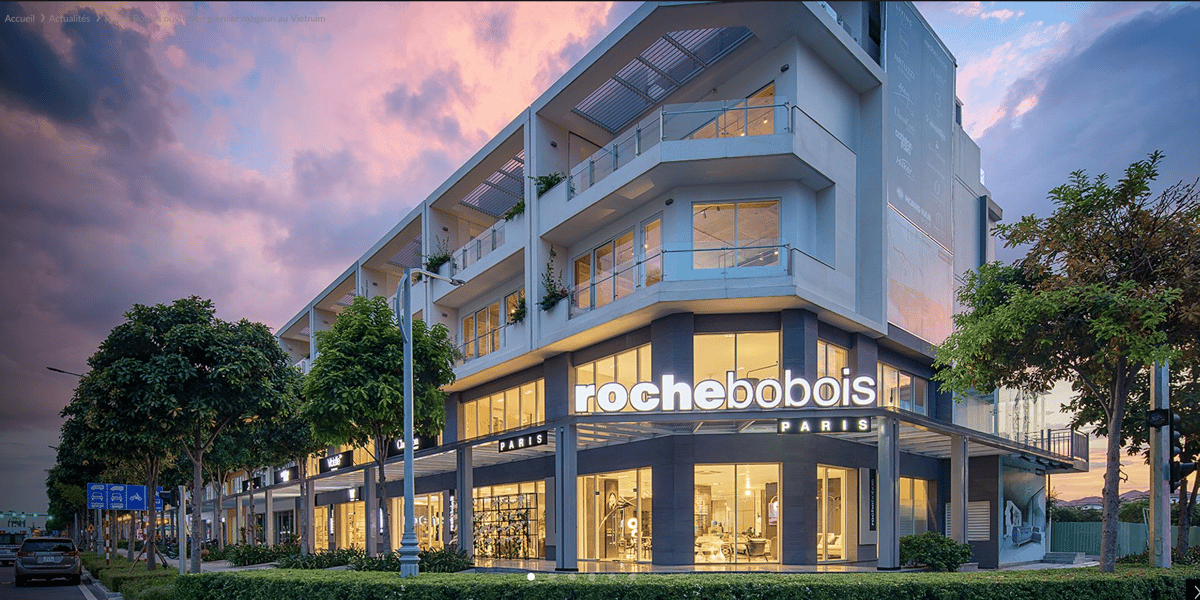Roche Bobois, ameublement, magasin Vietnam, expansion internationale,