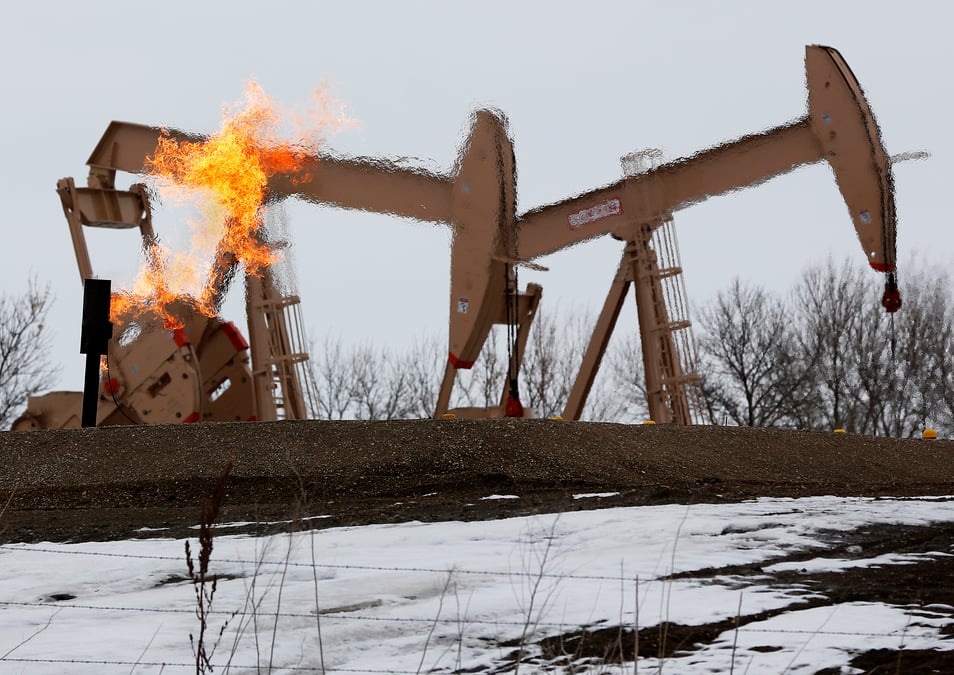 Pétrole, Etats-Unis, gaz, pumpjack, derrick, puits, pompe,