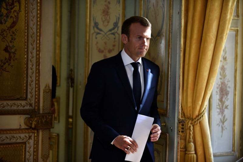 Emmanuel macron recoit les partenaires sociaux