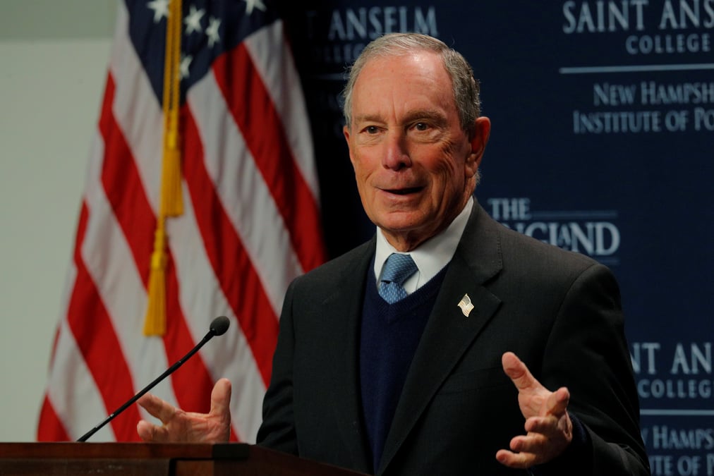 Michael bloomberg pas candidat a la presidentielle 2020