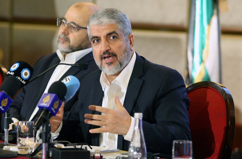 Le chef du hamas, khaled meshaal