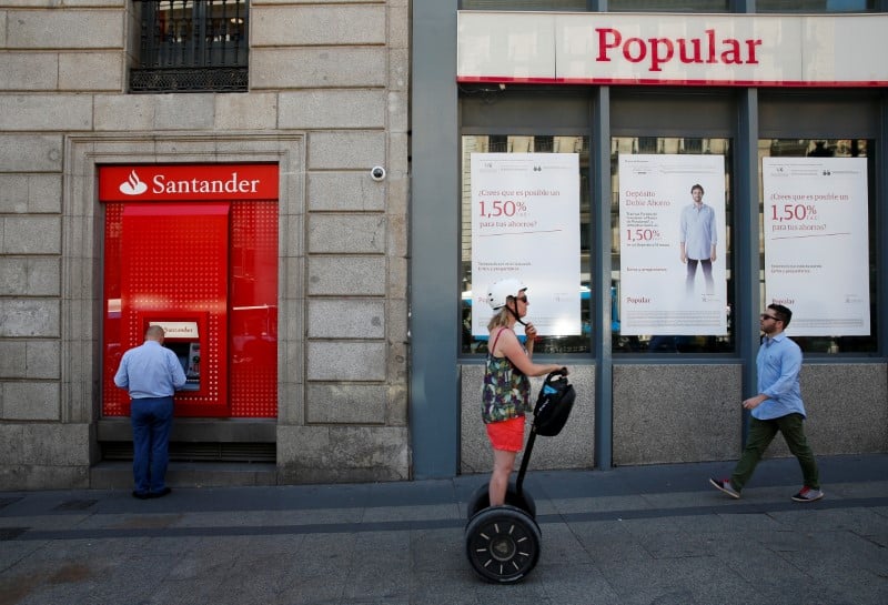Santander evoque de nouveaux risques lies au rachat de popular