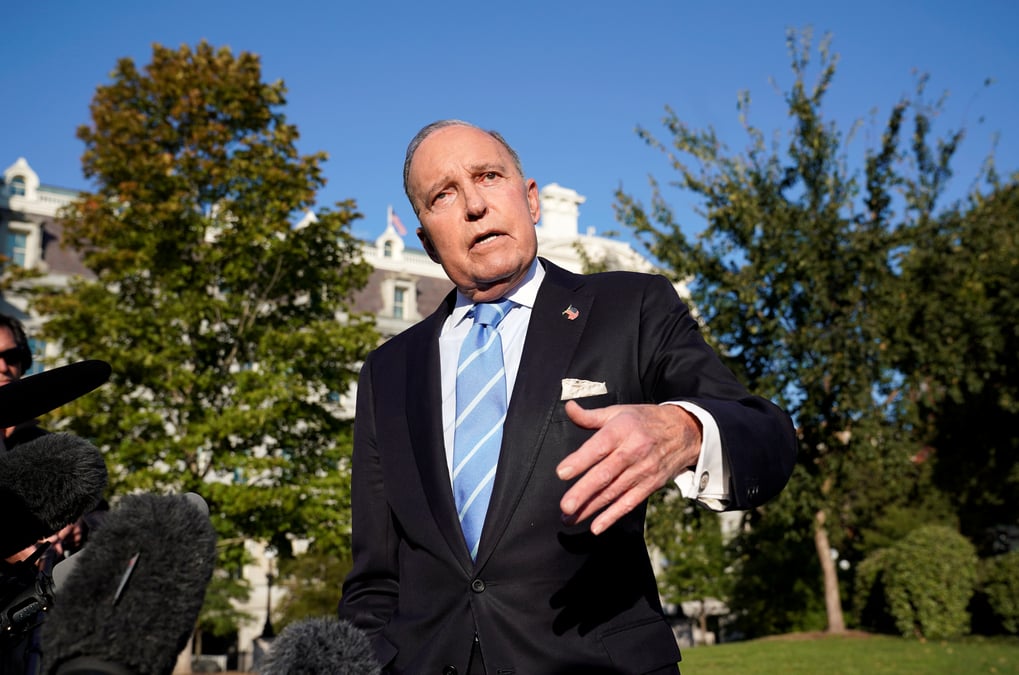 Washington pourrait reduire les tarifs en cas d'avancee avec pekin, selon kudlow