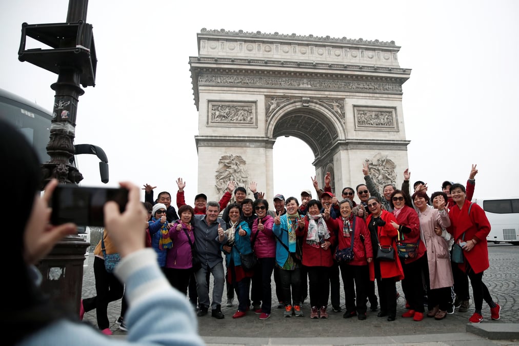 France: coup d'arret de la frequentation touristique debut 2019