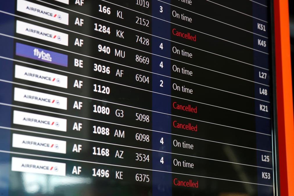 Les pilotes d'air france en greve le 23 mars