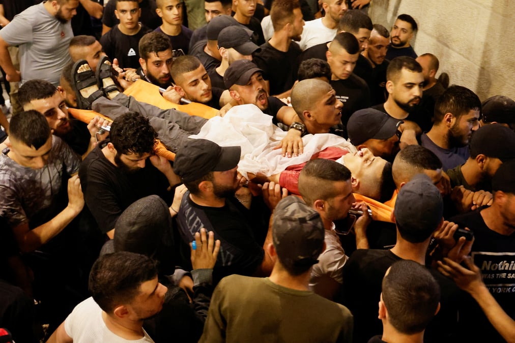 Raid des forces israeliennes a jenine