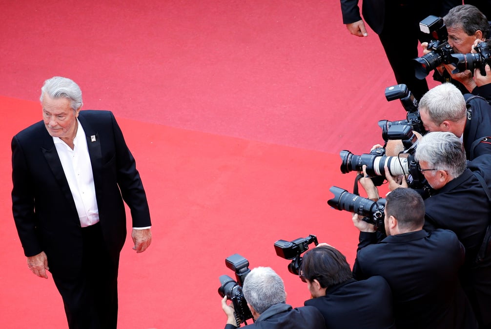 72nd cannes film festival - red carpet arrivals - honorary palme d'or to alain delon