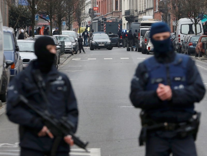 Operation de police a molenbeek