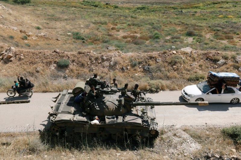 L'armee syrienne encercle totalement la ville de deraa