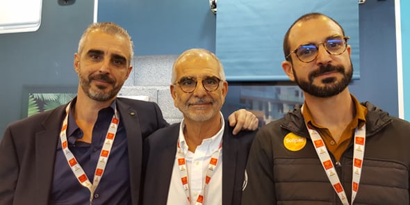 Oren, Alain et Jonathan Laloum, dirigeants de l'entreprise FHE (Perpignan)