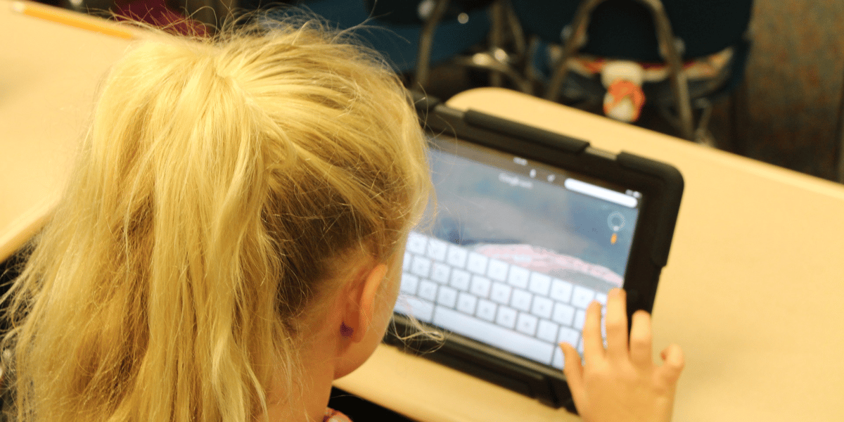 Ipad apprentissage enfant