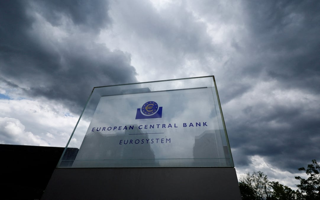La banque centrale europeenne (bce) a francfort