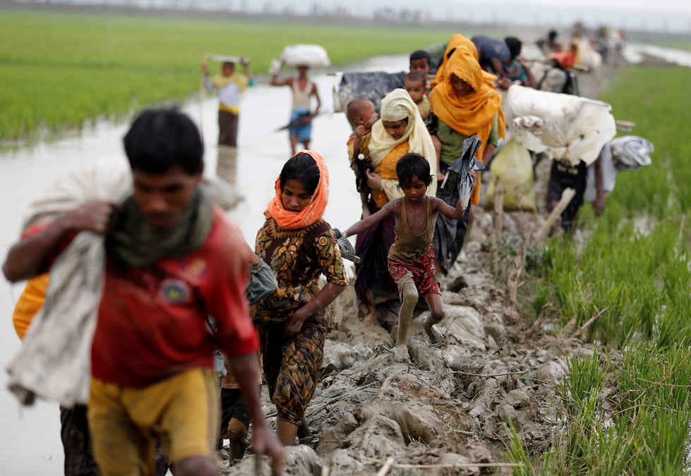 Pres de 90.000 rohingya ont fui au bangladesh