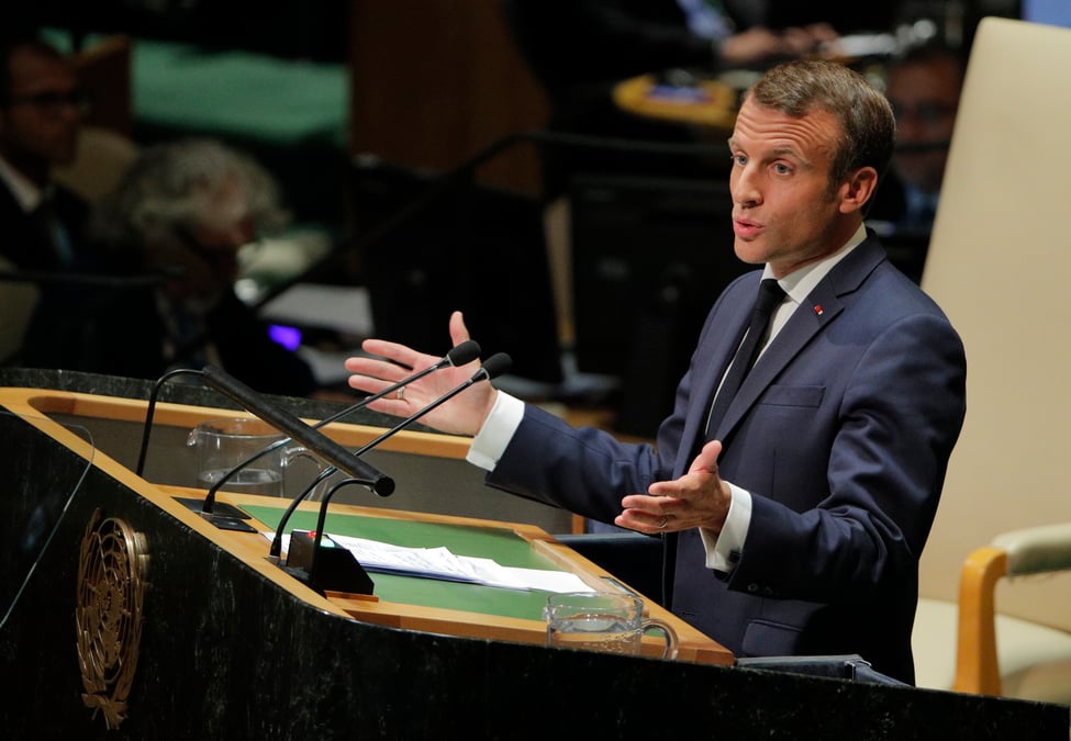 A l'onu, macron exhorte a la reprise des negociations sur l'iran