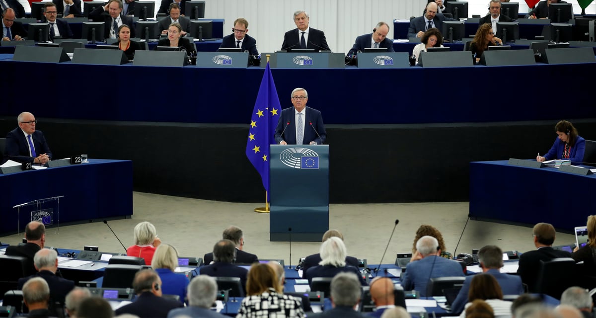 Juncker exhorte les vingt-sept a profiter de l'embellie pour relancer l'ue