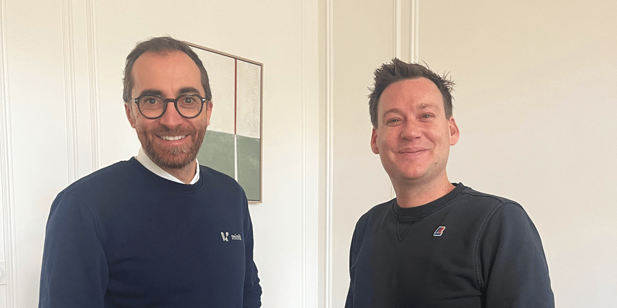 Damien Mollard, le directeur de Mink, et Julien Jouanne, son homologue d'idéveloppement.