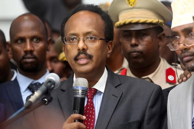 Mohamed abdullahi farmajo elu president de la somalie
