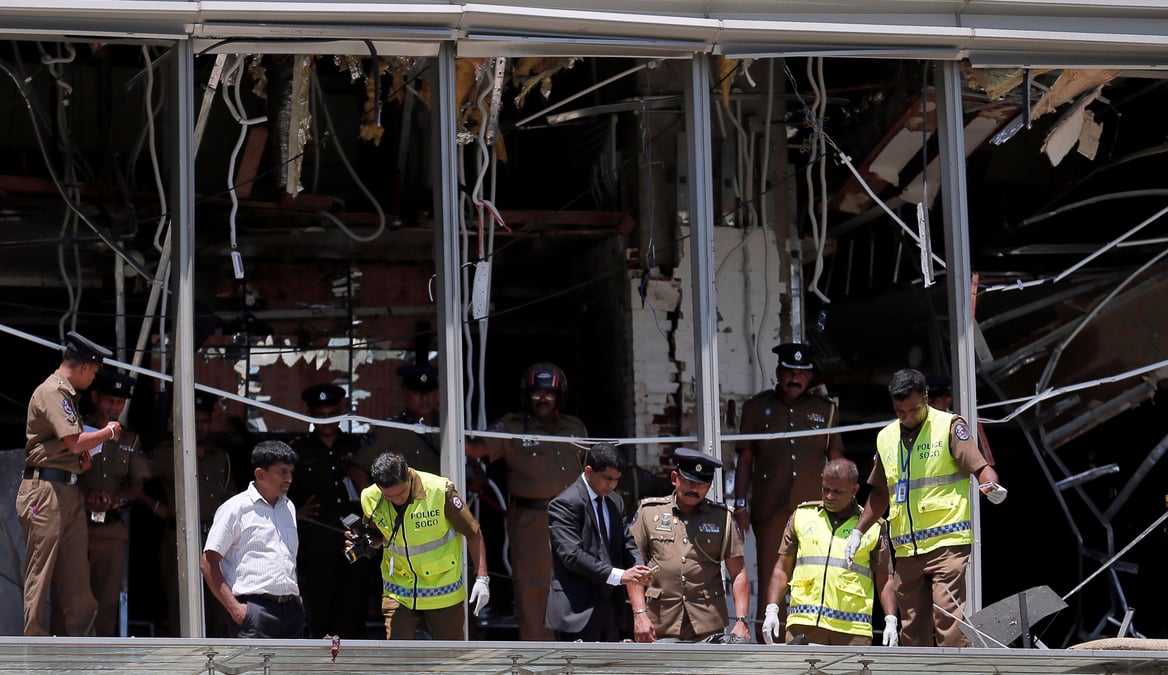 Attentats au sri lanka: sept arrestations a colombo