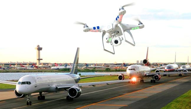 Le système vise à prévenir les collisions entre les avions et les engins volants sans pilote.