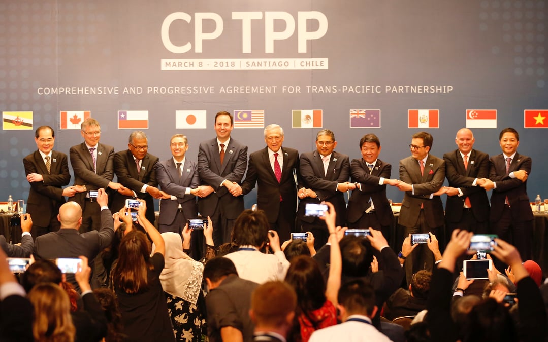 Nouveau partenariat transpacifique sans trump