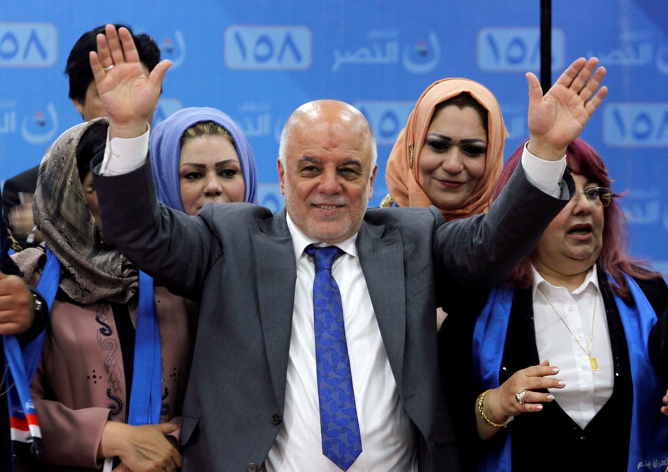 La liste du premier ministre irakien en tete des elections