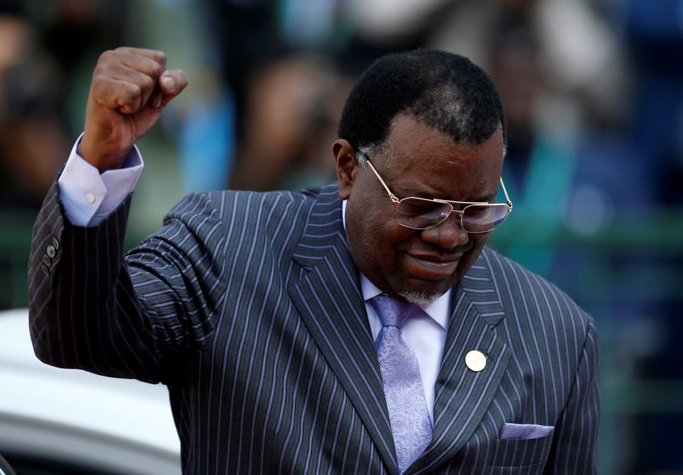 Hage geingob remporte l'election presidentielle en namibie