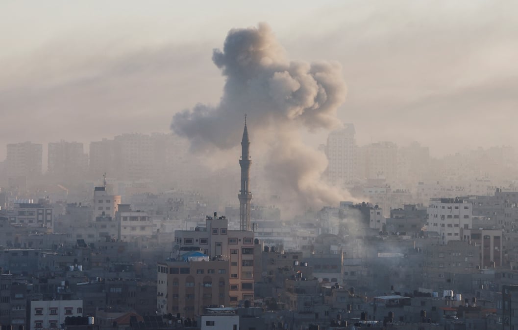 Conflit en cours entre israel et le groupe islamiste palestinien hamas, a gaza