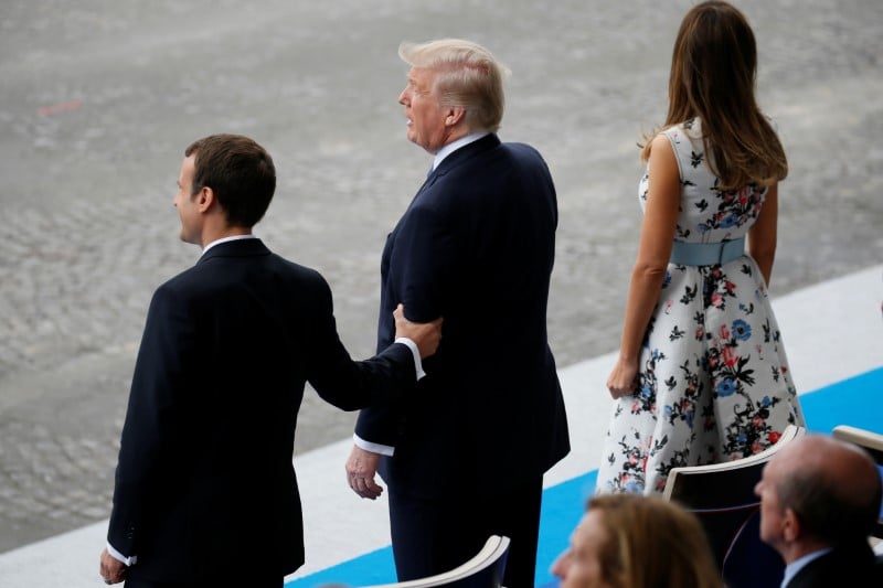 Le defile facon 14-juillet voulu par trump reporte