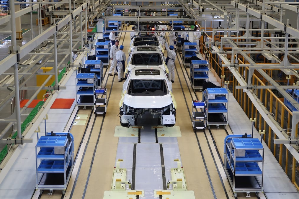 La production industrielle accelere a +8,5% en mars