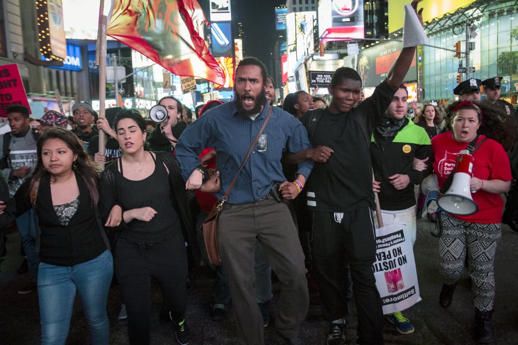 Manifestations aux etats-unis contre les violences policieres