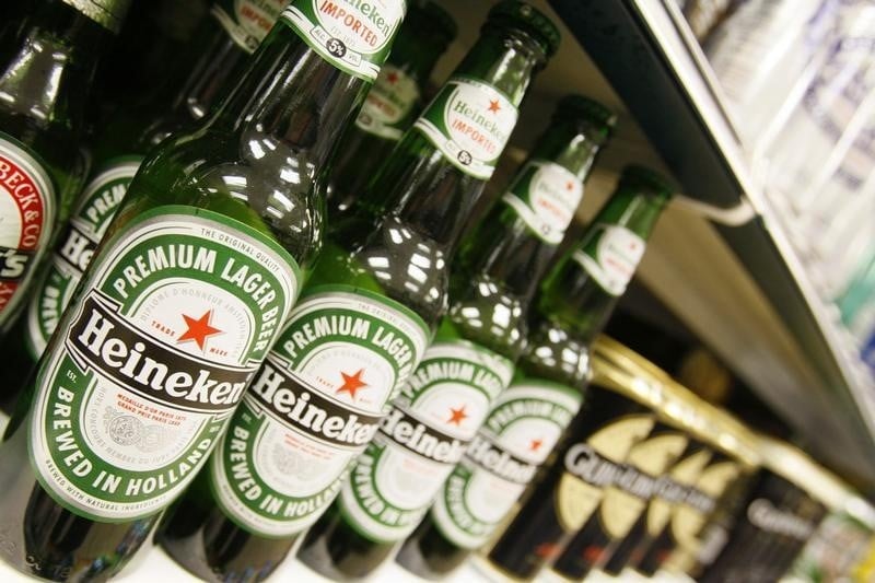 Heineken bat le consensus malgre des faiblesses en afrique