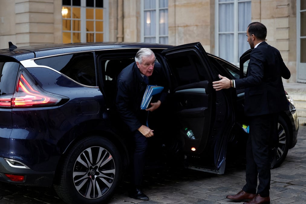 Le premier ministre francais michel barnier