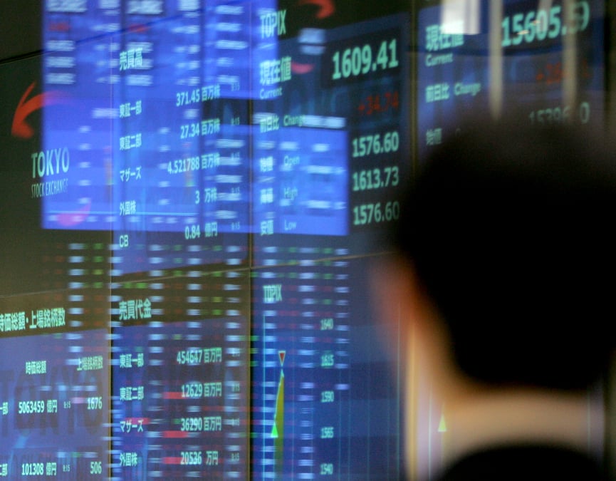 La bourse de tokyo finit en baisse