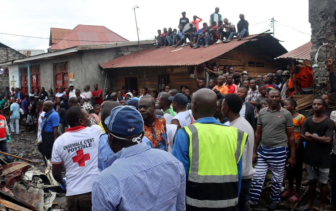 Rdc: un avion s'ecrase dans l'est du pays, au moins 24 morts